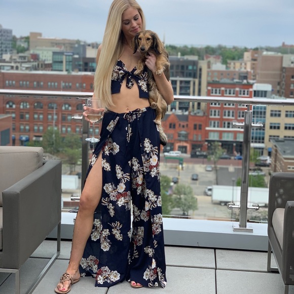 Navy Matching Pants Set - Picture 5 of 12